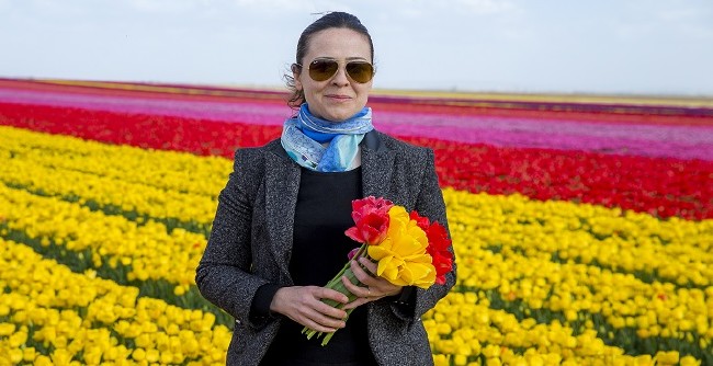 Konya'nın lale tarlaları hayrete düşürdü 22