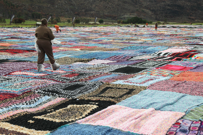 Güney Afrika'da tığ işi battaniye rekoru 2