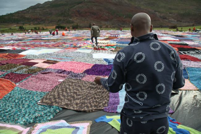 Güney Afrika'da tığ işi battaniye rekoru 3