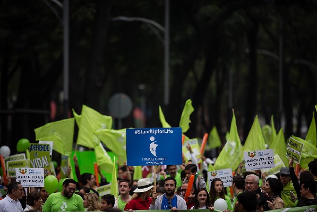 Meksika'da kürtaj karşıtı gösteri 4