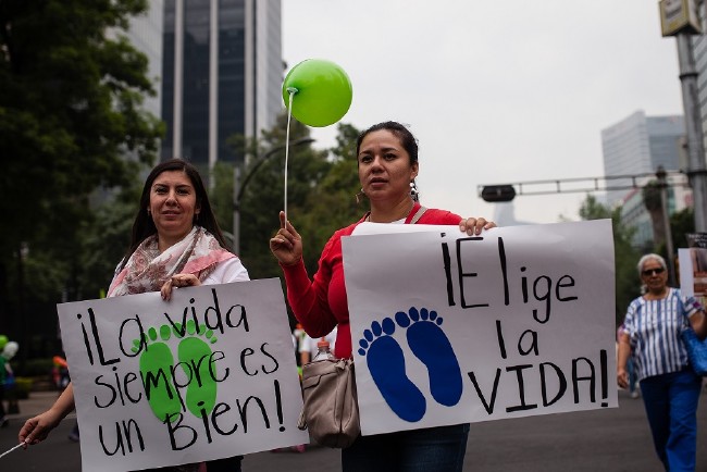 Meksika'da kürtaj karşıtı gösteri 5