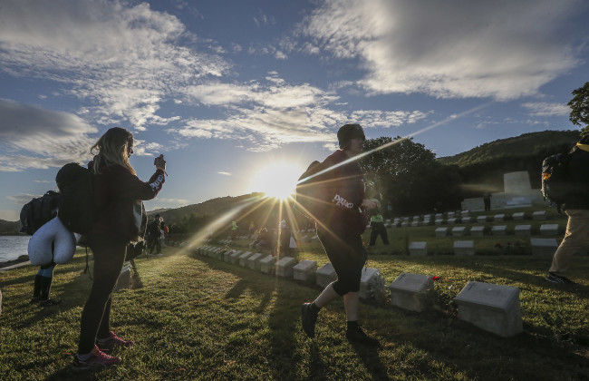 Çanakkale'nin Anzak Koyu'nda 'Şafak Ayini' yapıldı 14