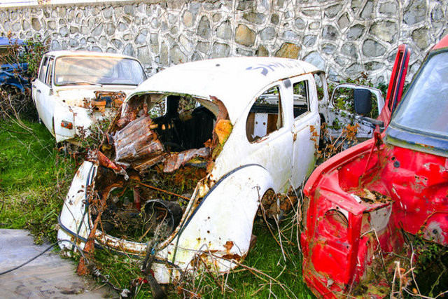 Hurdalıktan limuzin çıktı 1