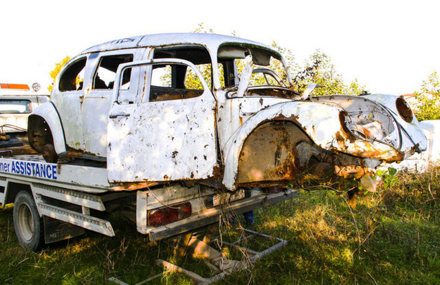 Hurdalıktan limuzin çıktı 2