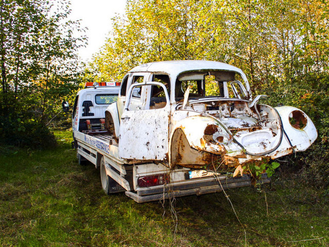 Hurdalıktan limuzin çıktı 3