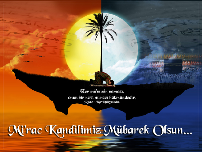 En güzel Miraç Kandili resimli mesajları 4