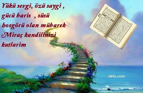 En güzel Miraç Kandili resimli mesajları 5
