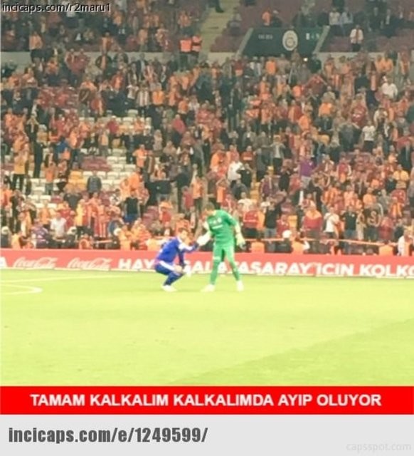 Galatasaray - Beşiktaş maçı caps'leri 20