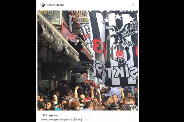 Ünlülerden şampiyon Beşiktaş paylaşımları 1