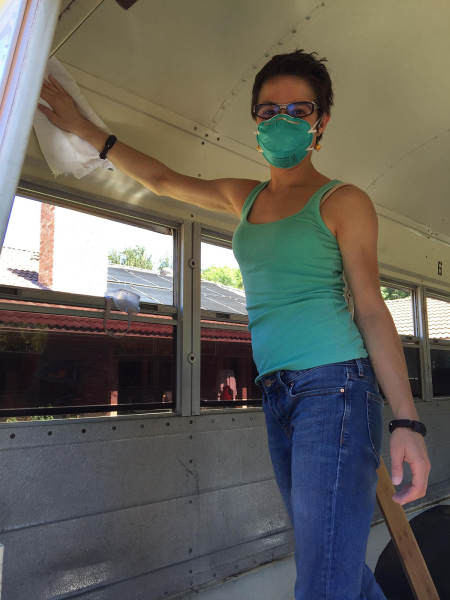 Eski otobüsten cennet yarattılar 10