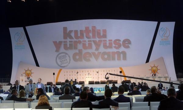 AK Parti kongresinden ilk kareler 3