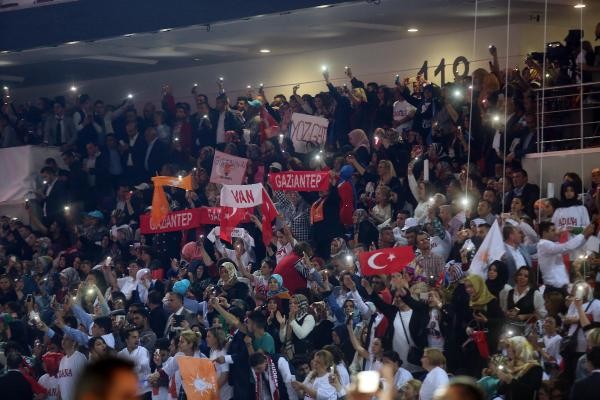 AK Parti kongresinden ilk kareler 21