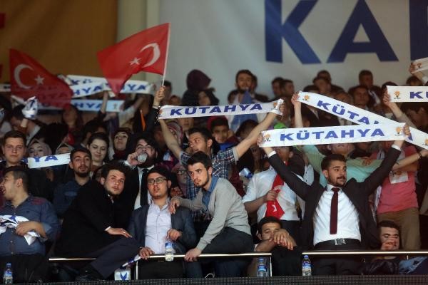 AK Parti kongresinden ilk kareler 26