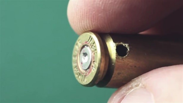 40 kalibre tabanca mermisinden bakın ne yaptı 4