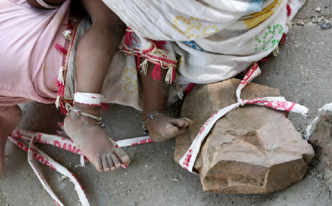 Hindistanlı kadın inşaat işçileri 4