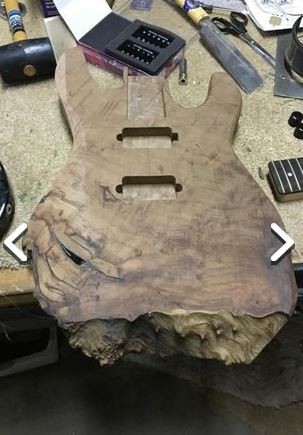 Tahta parçasından gitar yaptı 11