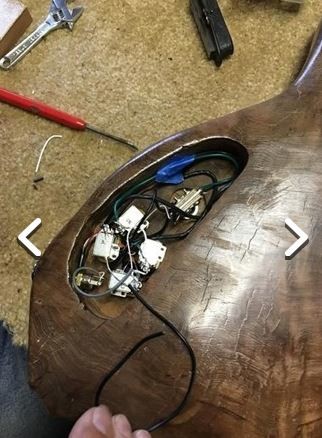 Tahta parçasından gitar yaptı 12