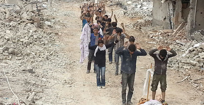 Nusaybin'de teslim olan 42 teröristin ilk görüntüleri 2