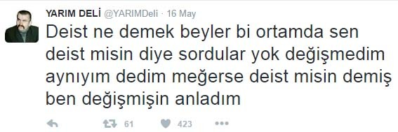 Twitter fenomeni Yarım Deli'nin güldüren mesajları 10