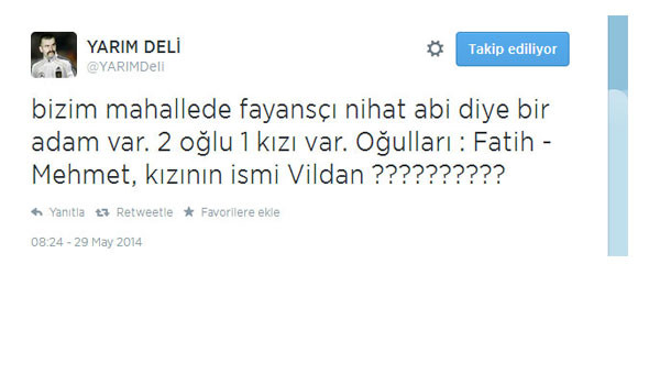 Twitter fenomeni Yarım Deli'nin güldüren mesajları 13