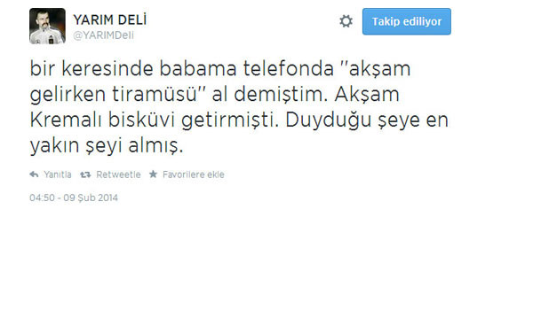 Twitter fenomeni Yarım Deli'nin güldüren mesajları 19