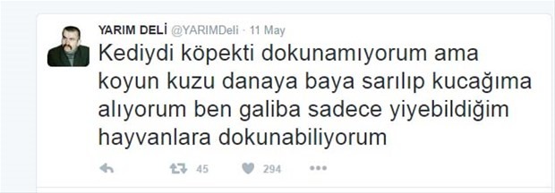 Twitter fenomeni Yarım Deli'nin güldüren mesajları 2