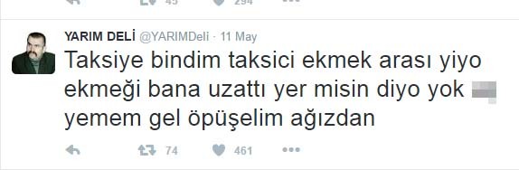 Twitter fenomeni Yarım Deli'nin güldüren mesajları 3