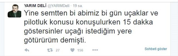 Twitter fenomeni Yarım Deli'nin güldüren mesajları 5