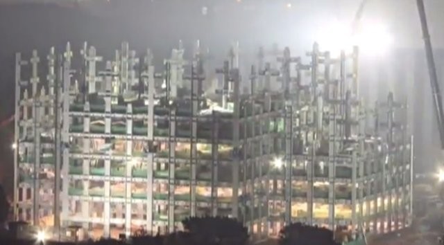 19 günde 57 katlı gökdelen yaptılar 21