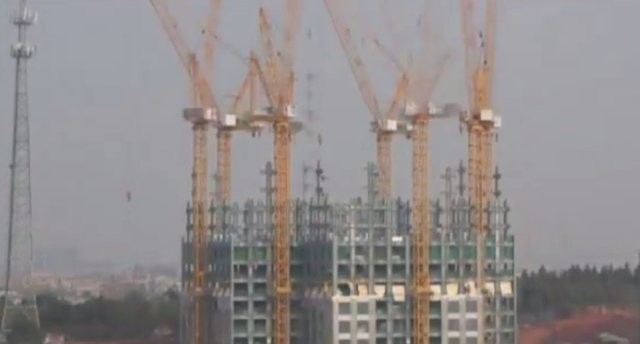 19 günde 57 katlı gökdelen yaptılar 25