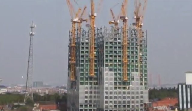 19 günde 57 katlı gökdelen yaptılar 28