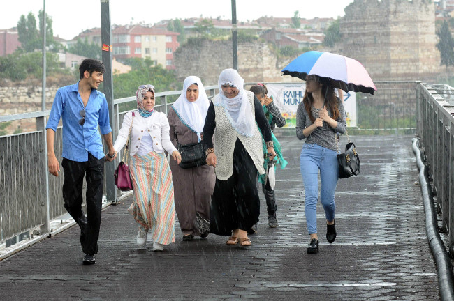 Yağmur hayatı felç etti 2