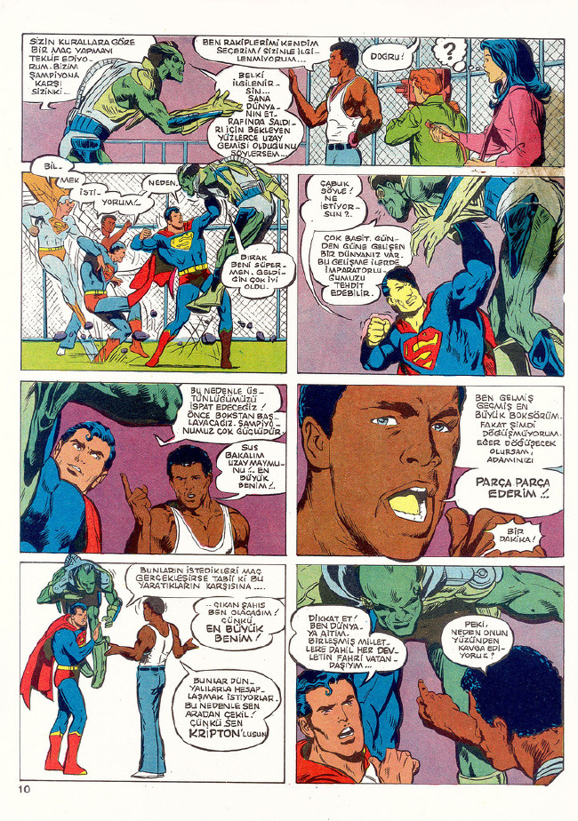 Muhammed Ali, superman'e karşı! İşte o efsane çizgi romanın hikayesi! 10