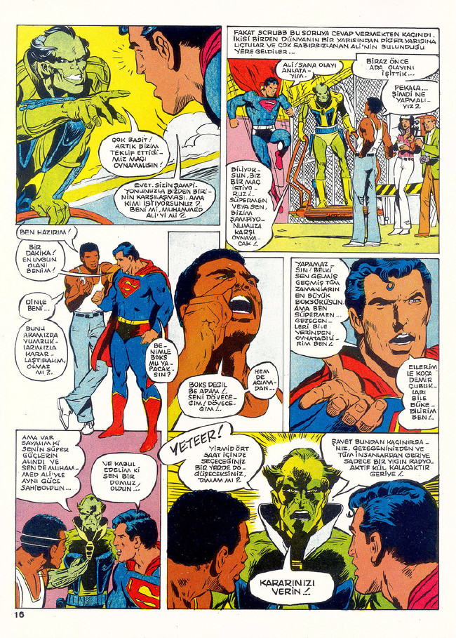 Muhammed Ali, superman'e karşı! İşte o efsane çizgi romanın hikayesi! 16