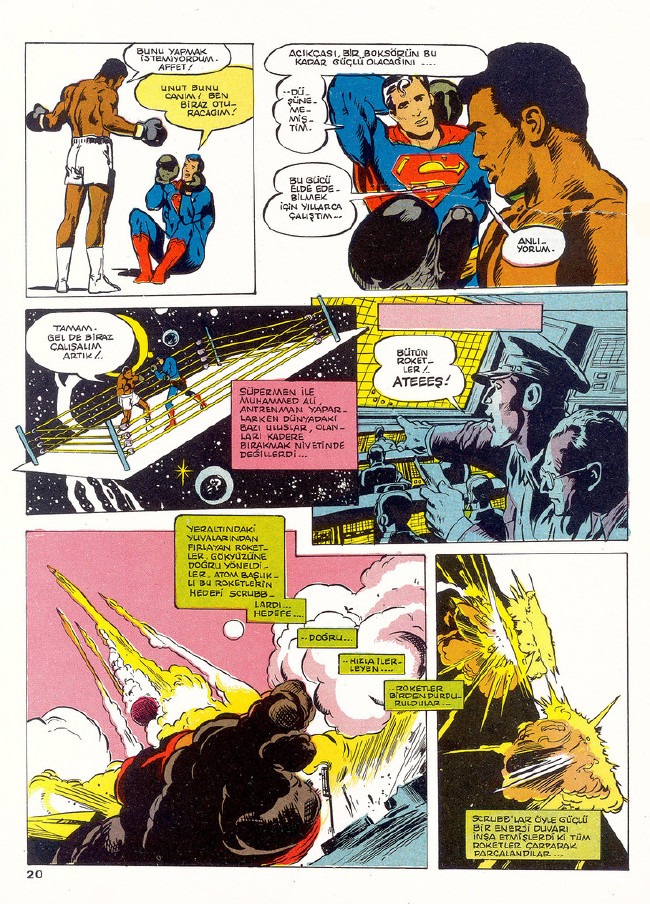 Muhammed Ali, superman'e karşı! İşte o efsane çizgi romanın hikayesi! 20