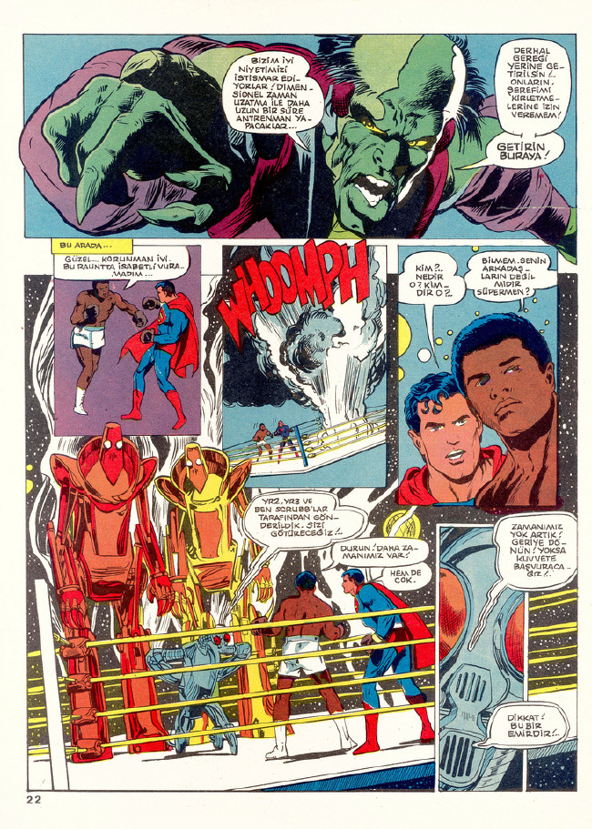 Muhammed Ali, superman'e karşı! İşte o efsane çizgi romanın hikayesi! 22