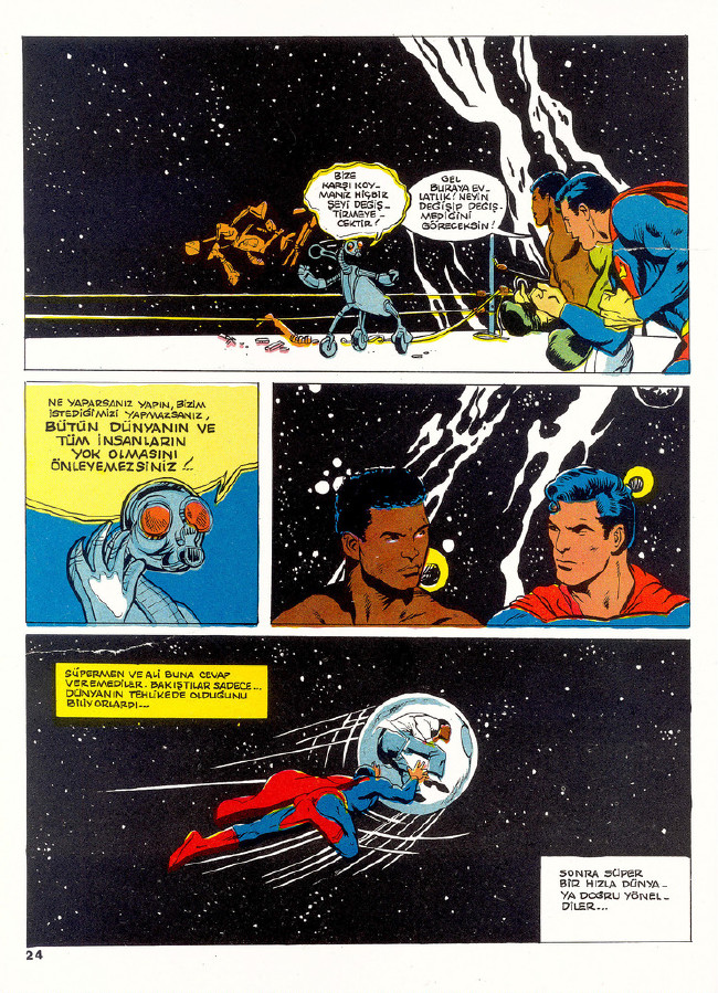 Muhammed Ali, superman'e karşı! İşte o efsane çizgi romanın hikayesi! 24