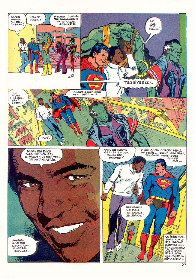 Muhammed Ali, superman'e karşı! İşte o efsane çizgi romanın hikayesi! 27
