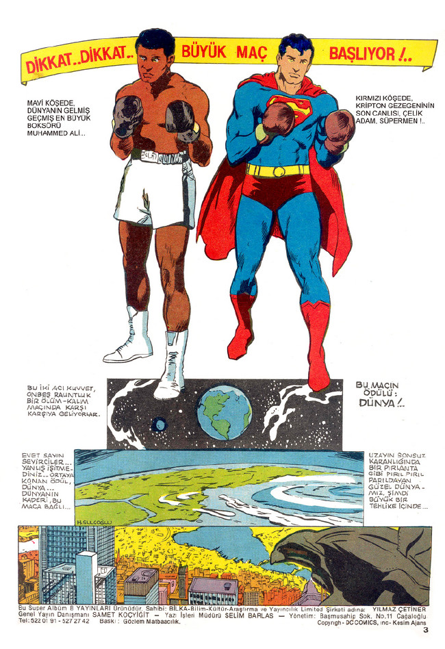Muhammed Ali, superman'e karşı! İşte o efsane çizgi romanın hikayesi! 3