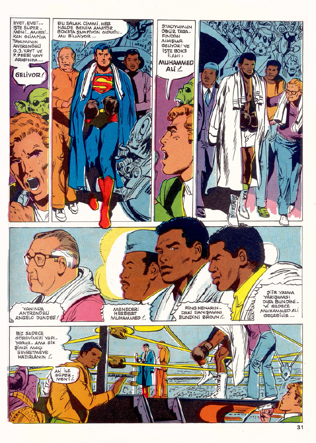 Muhammed Ali, superman'e karşı! İşte o efsane çizgi romanın hikayesi! 31
