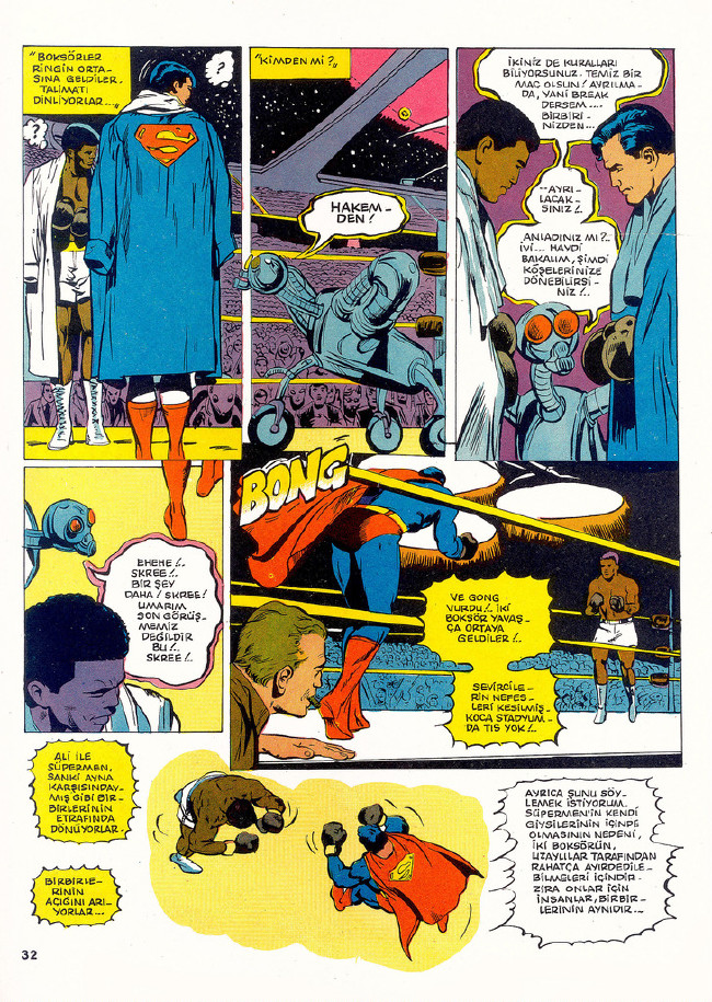 Muhammed Ali, superman'e karşı! İşte o efsane çizgi romanın hikayesi! 32