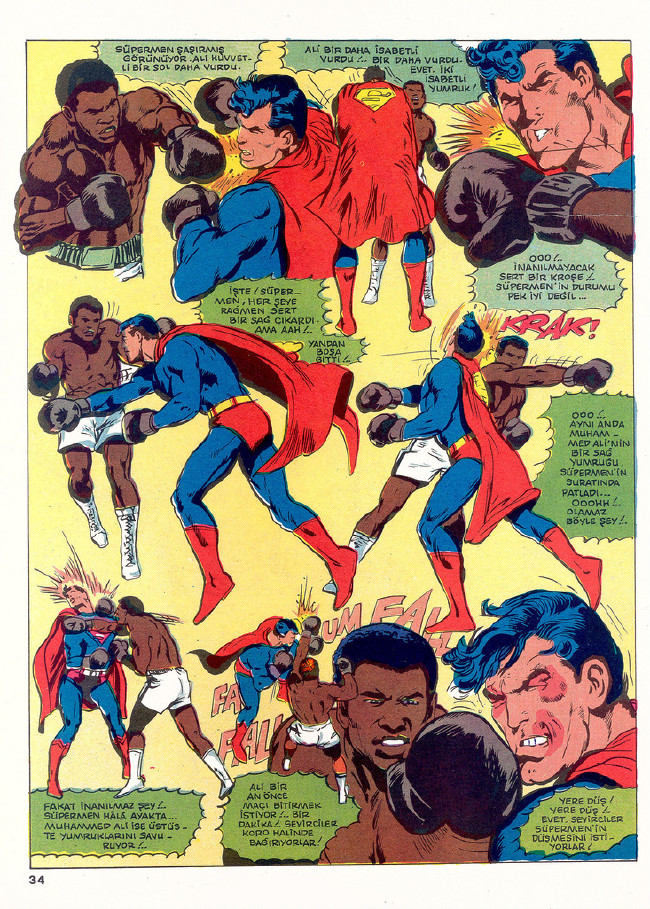 Muhammed Ali, superman'e karşı! İşte o efsane çizgi romanın hikayesi! 34