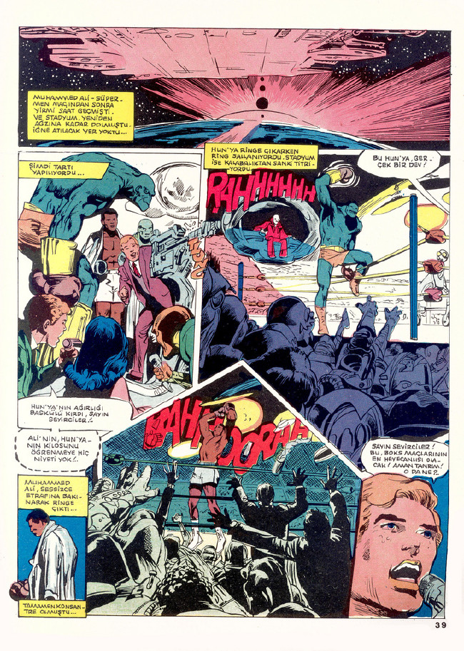 Muhammed Ali, superman'e karşı! İşte o efsane çizgi romanın hikayesi! 38
