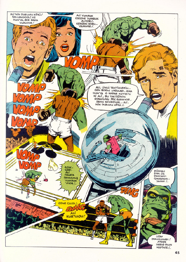 Muhammed Ali, superman'e karşı! İşte o efsane çizgi romanın hikayesi! 44