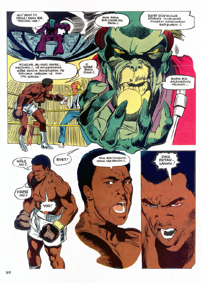 Muhammed Ali, superman'e karşı! İşte o efsane çizgi romanın hikayesi! 49