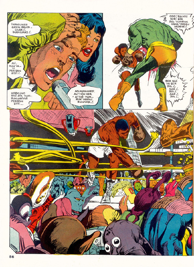 Muhammed Ali, superman'e karşı! İşte o efsane çizgi romanın hikayesi! 55