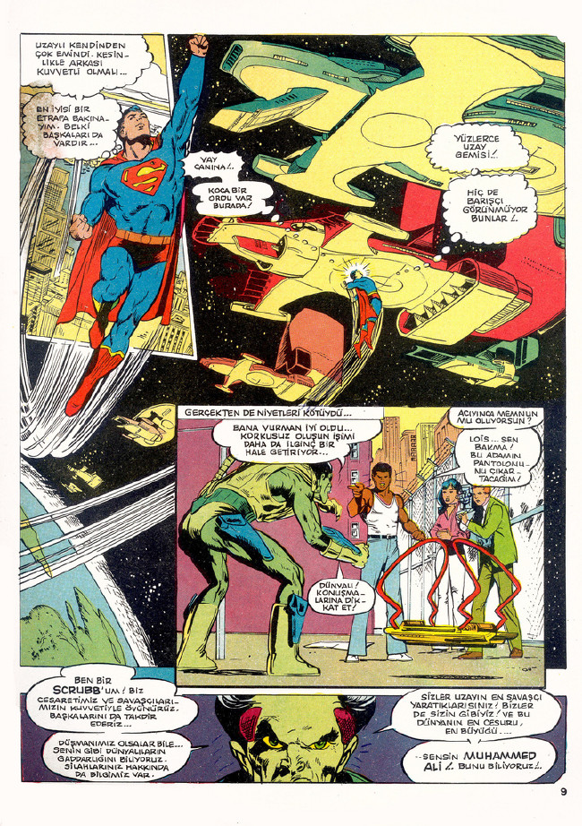 Muhammed Ali, superman'e karşı! İşte o efsane çizgi romanın hikayesi! 9