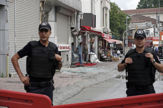 İstanbul Vezneciler'deki patlamadan sonraki görüntüler 1