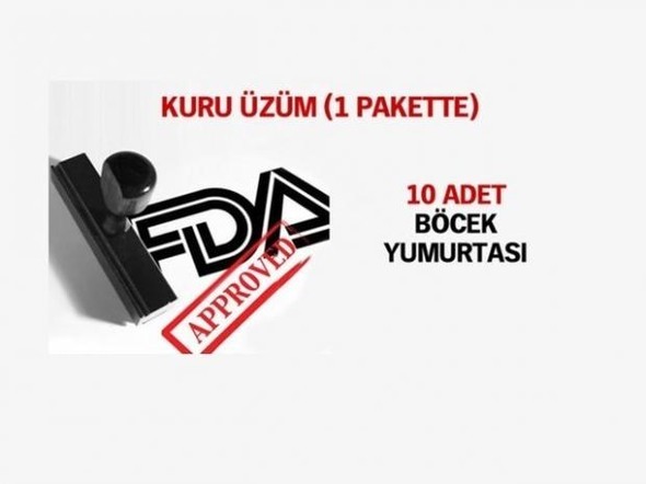 Bir paket çikolatada kaç böcek var? 10