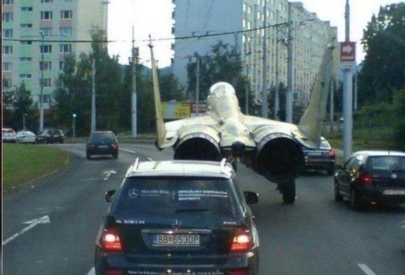 Trafikte şaşırtan görüntüler 14